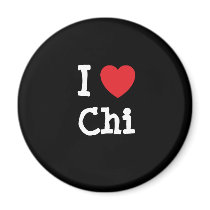 I love Chi heart T-Shirt magnets