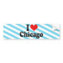 I Love Chicago Bumper Stickers