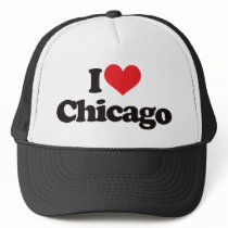 I Love Chicago Trucker Hat