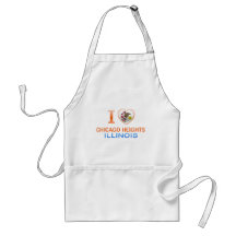 I Love Chicago Heights, IL Apron