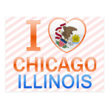 I Love Chicago, IL Post Card