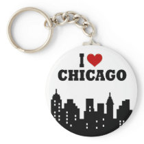 I Love Chicago Key Chain