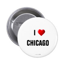 I Love Chicago" pinback button