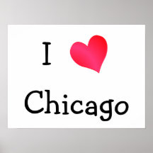 I Love Chicago Posters