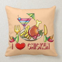 I love chicken American MoJo Pillow