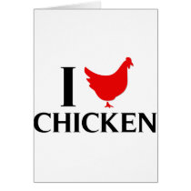 I Love Chicken Cards