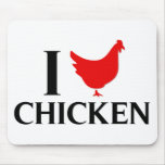 I Love Chicken mousepads