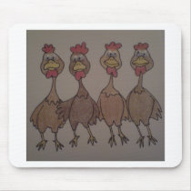 I Love Chicken Mouse Mats