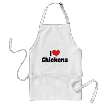 I Love Chickens Aprons