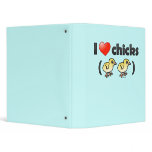 I Love Chicks (birds) Avery Signature Binder