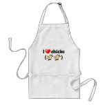 I Love Chicks (birds) Apron