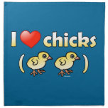I Love Chicks (birds) Napkins