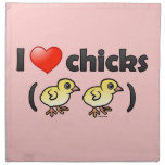I Love Chicks (birds) Napkins