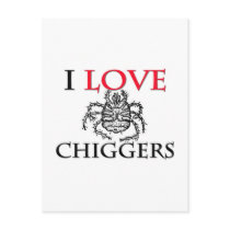 I Love Chiggers postcards