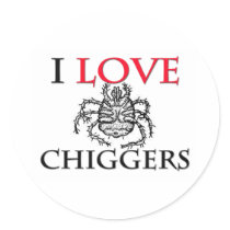 I Love Chiggers stickers