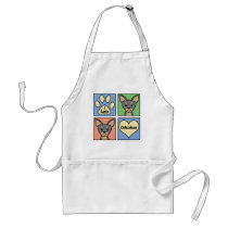 I Love Chihuahuas aprons by dogcartoons I Love Chihuahuas aprons