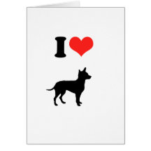 I Love Chihuahuas Card
