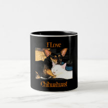 I Love Chihuahuas! Mug
