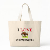 I Love Chimpanzees bags by tshirtshirts I Love Chimpanzees bags