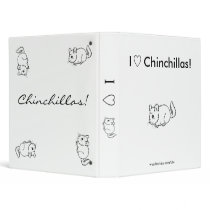 I Love Chinchillas - Custom Binder