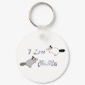 I love chinchillas key chain keychains by obliqueclarity I love chinchillas key chain keychains