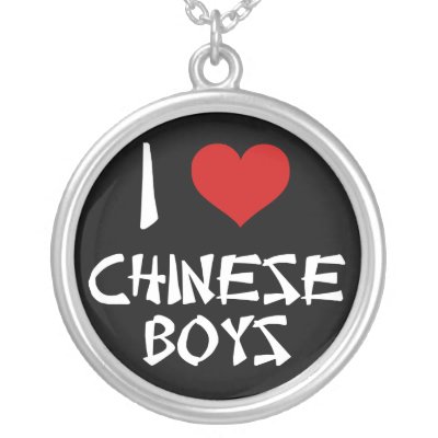 I Love Chinese Boys Jewelry