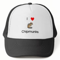 I love chipmunks Hat by towalj I love chipmunks Hat