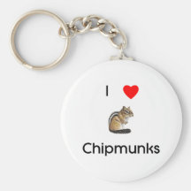 I love chipmunks Keychain