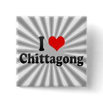 I Love Chittagong, Bangladesh Button