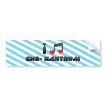 I Love Cho- Kantrum Bumper Stickers