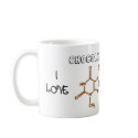 I Love Chocolate & Caffeine Mug