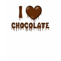 I Love Chocolate Drip and Melt Heart t-shirts by Cats_Meow I Love Chocolate Drip and Melt Heart t-shirts