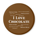 I Love Chocolate Gifts magnets by Funny_Gifts I Love Chocolate Gifts magnets