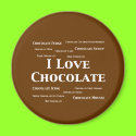 I Love Chocolate Gifts magnets
