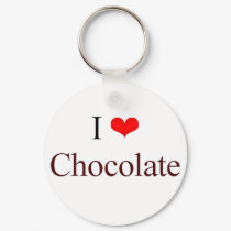 I love Chocolate keychains