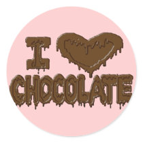 I love chocolate stickers