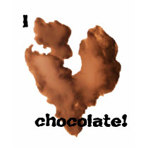 I Love Chocolate! t-shirts