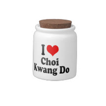 I love Choi Kwang Do Candy Jar