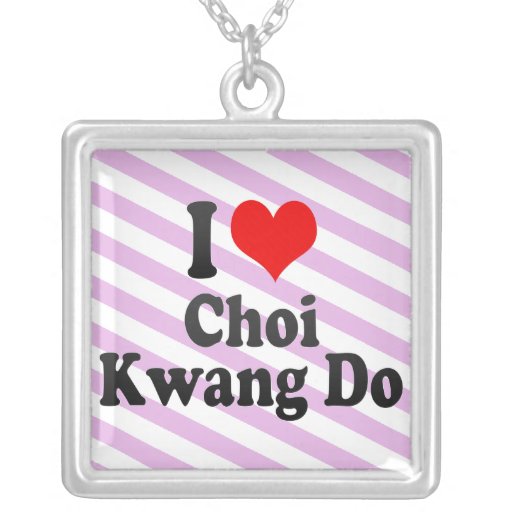 I love Choi Kwang Do Pendants