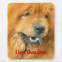 I Love Chow Chow mousepads