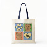 I Love Chow Chows bags