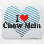 I Love Chow Mein Mouse Pad