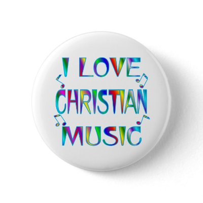 I Love Christian pinback button