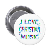 I Love Christian Pinback Button