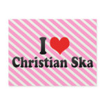 I Love Christian Ska postcards