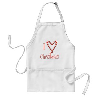 I love Christmas apron