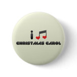 I Love Christmas Carol Pin