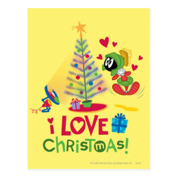 I Love Christmas - MARVIN THE MARTIAN™ Postcard