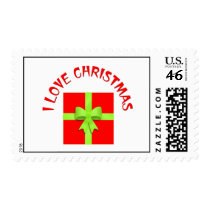 I Love Christmas postage