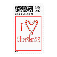 I love Christmas stamp